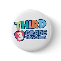 Third Grade Teacher buttons