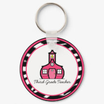 Third Grade Teacher Keychain
