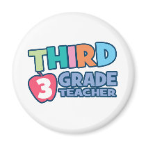 Third Grade Teacher magnets