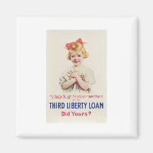 Third Liberty Loan Fridge Magnets