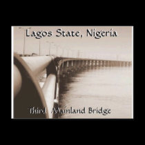 Third Mainland Bridge, Lagos State, Nigeria postcards