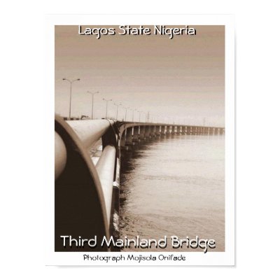 THIRD MAINLAND BRIDGE LAGOS STATE NIGERIA POSTER by adeolagbadamosi
