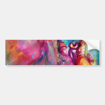 THIRD MASK detail Bumper Stickers