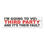 Third Party Bumper Sticker
