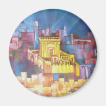Third Temple of Jerusalem Fridge Magnets