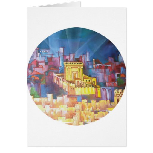 Third Temple of Jerusalem Greeting Card