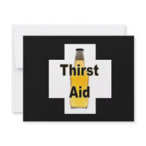 Thirst Aid Invitations