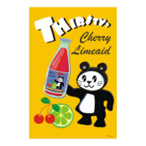 Thirsty? Happy Pandy Cherry Limeaid posters by printslink Thirsty? Happy Pandy Cherry Limeaid posters