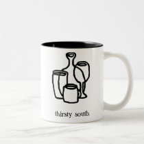 Thirsty South logo mug mugs