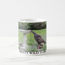THIRSTY WILD TURKEY COFFEE MUGS