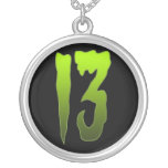 Thirteen 13 Monster Sterling Silver Necklace necklaces