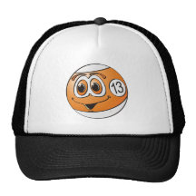 Thirteen Pool Ball Cartoon Mesh Hat