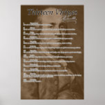 "Thirteen Virtues" Poster