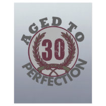 Thirty  and aged to Perfection Birthday Full Color Flyer