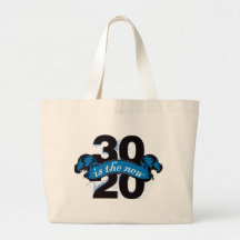Thirty is the New Twenty - Blue Canvas Bags