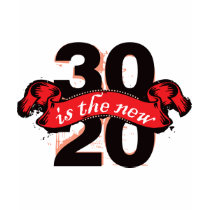 Thirty is the New Twenty - Red t-shirts by visualnewbie Thirty is the New Twenty - Red t-shirts