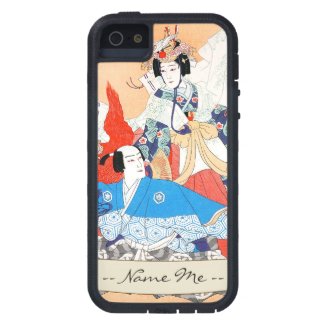 Thirty-six Kabuki Actors Portraits - Two Dancers Cover For iPhone 5