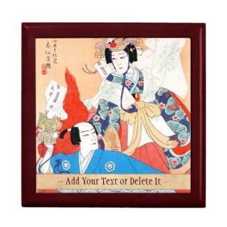 Thirty-six Kabuki Actors Portraits - Two Dancers Gift Boxes
