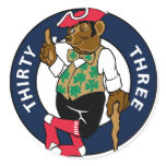 Thirty Three Sticker