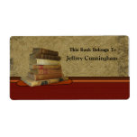 This Antique Book Belongs To You Personalized Shipping Label