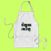 This Apron Shields a Feral Cat Lover long Apron aprons