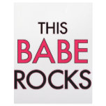 This Babe Rocks Customized Letterhead