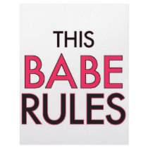 This Babe Rules letterhead by upnorthpw This Babe Rules letterhead