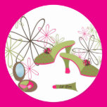 This Belongs to a Girl Round Sticker