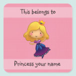 This belongs to princess sticker stickers