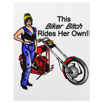 This Biker Bitch Rides her Own flyers by Mustang_Lady This Biker Bitch Rides her Own flyers