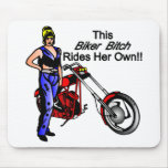 This Biker Bitch Rides her Own Mousepads