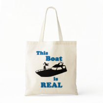 This Boat is Real Canvas Bags
