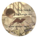 This Book Belongs To sticker