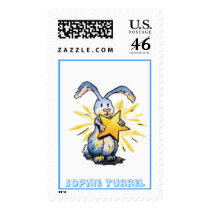 This Bunny is a Star!  by Sophie Turrel postage