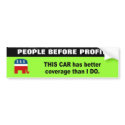 This car has better coverage than I do bumper stickers by Politicaltshirts This car has better coverage than I do bumper stickers