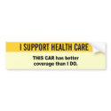 This car has better coverage than I do bumper stickers by Politicaltshirts This car has better coverage than I do bumper stickers