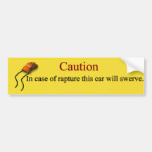 This car will swerve - Bumper Sticker