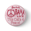 This Cat's 4 Obama Button by ObamaHomeboy This Cat's 4 Obama Button