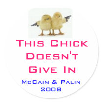 This Chick Doesn't Give In stickers