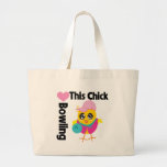 This Chick Loves Bowling Canvas Bags