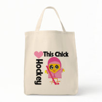 This Chick Loves Hockey Bags