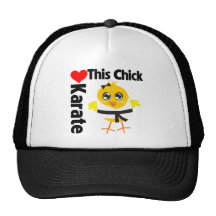 This Chick Loves Karate Hats
