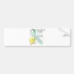 This Chick Wears Teal for her Mother Bumper Sticker