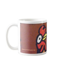 This coffee could make a chicken bark! mug
