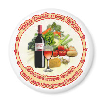 This Cook uses Wine Fridge Magnet