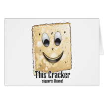 This Cracker supports Obama cards