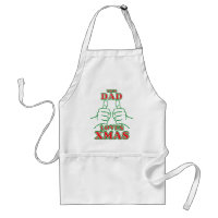 This Dad Loves XMAS Adult Apron