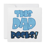 This Dad Rocks Gifts Invitations