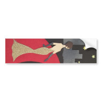 This design will always make you feel glamorous! bumper stickers
