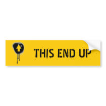 THIS END UP BUMPER STICKERS